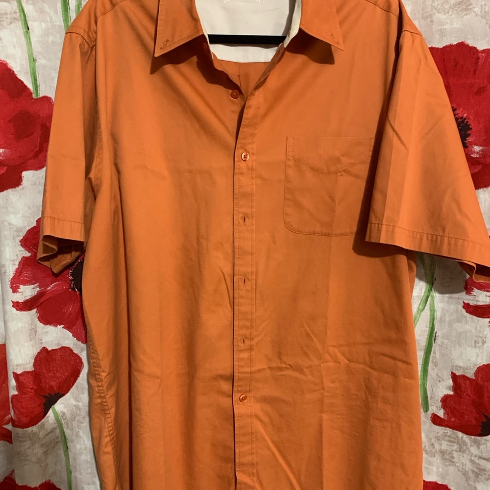 Joe's Jeans Men's Burnt Orange Button Down Shirt
